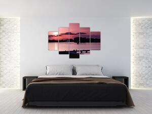 Západ slnka na vode, obraz (Obraz 150x105cm)