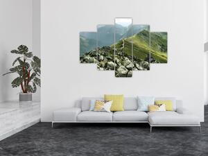 Hrebeň hôr - moderné obrazy (Obraz 150x105cm)