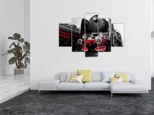 Stará lokomotíva - obraz (Obraz 150x105cm)