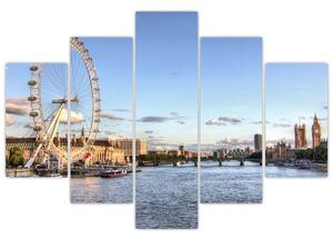 Londýnske oko (London eye) - obraz do bytu (Obraz 150x105cm)