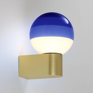 Nástenné svietidlo MARSET Dipping Light A1 LED, modrá/zlatá