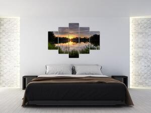 Obraz jazera (Obraz 150x105cm)