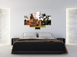 Tehlový dom - obraz (Obraz 150x105cm)
