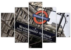 Stanica londýnskeho metra - obraz (Obraz 150x105cm)