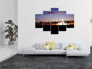 Západ slnka - obraz (Obraz 150x105cm)