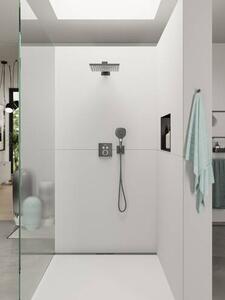 Hansgrohe Raindance E - Hlavová sprcha 300 1jet so sprchovým ramenom, kartáčovaný čierny chróm 26238340