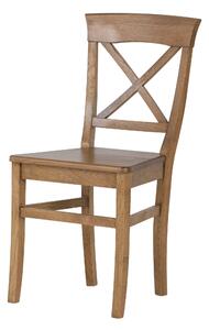 Dubová lakovaná stolička Torino rustic