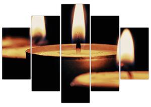 Horiace sviečky - obraz (Obraz 150x105cm)