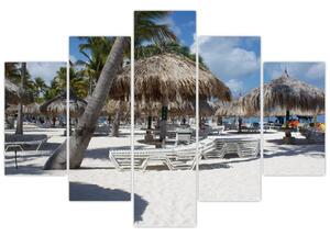 Plážový rezort - obrazy (Obraz 150x105cm)