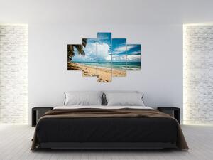 Pláž - obraz (Obraz 150x105cm)
