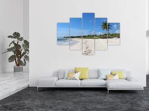 Exotická pláž - obraz (Obraz 150x105cm)