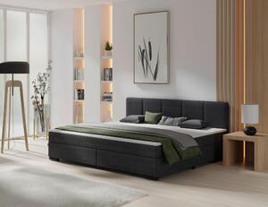 BOXSPRINGOVÁ POSTEĽ, 240/200 cm, antracitová MID.YOU - Online Only spálne, Online Only