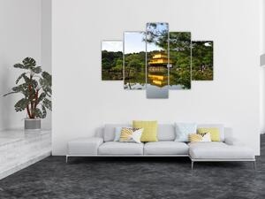 Dom pri jazere - obraz na stenu (Obraz 150x105cm)