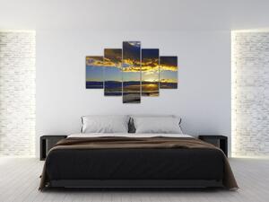 Západ slnka na mori - obraz na stenu (Obraz 150x105cm)
