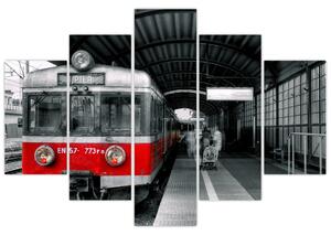 Historický vlak - obraz na stenu (Obraz 150x105cm)