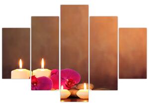 Obraz sviečky (Obraz 150x105cm)