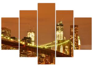 Brooklyn Bridge - obraz (Obraz 150x105cm)