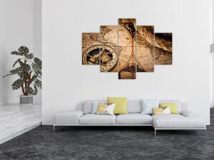 Mapa sveta - obraz na stenu (Obraz 150x105cm)