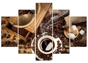 Kávové zrná - obraz (Obraz 150x105cm)