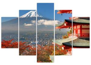 Hora Fuji - moderný obraz (Obraz 150x105cm)