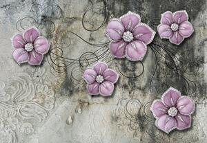 Fototapeta - Kvetinové šperky (147x102 cm)