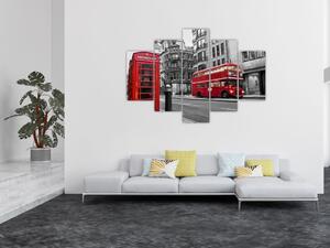 Londýnska ulice - obraz (Obraz 150x105cm)