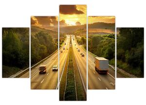 Diaľnica - obraz (Obraz 150x105cm)