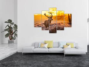 Jelen - obraz (Obraz 150x105cm)