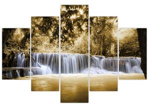 Vodopády - obraz (Obraz 150x105cm)