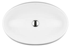 Hagser Gisela keramické umývadlo na dosku 60x41 cm, biela, HGR80000040