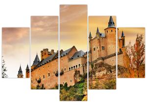 Obraz hradu (Obraz 150x105cm)