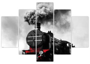 Historická lokomotíva - obraz (Obraz 150x105cm)