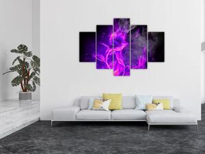 Obraz abstraktného ohňa (Obraz 150x105cm)