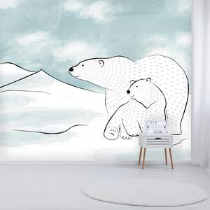 Fototapeta - Ľadové medvede (147x102 cm)
