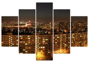 Nočné mesto - obraz (Obraz 150x105cm)