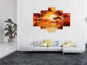 Obraz zapadajúceho slnka (Obraz 150x105cm)