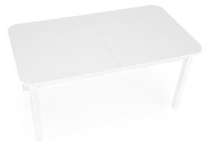 Halmar FLORIAN stôl s rozkladom, doska - biela, nohy - biele