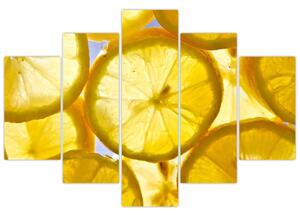 Plátky citrónov - obraz (Obraz 150x105cm)