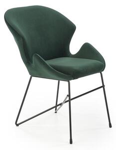 Halmar K458 stolička tmavo zelená