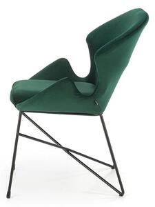 Halmar K458 stolička tmavo zelená
