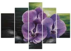 Obraz kvetov orchidey (Obraz 150x105cm)
