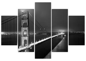 Most cez rieku - obraz (Obraz 150x105cm)