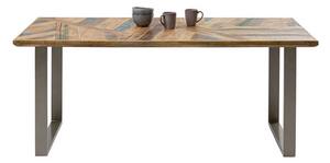 Abstract jedálenský stôl strieborný matný 180x90