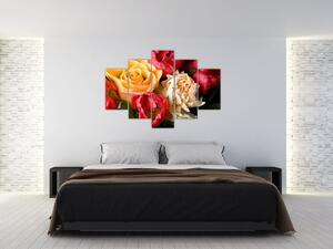 Obraz - kytice kvetov (Obraz 150x105cm)