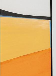 Abstract Shapes obraz oranžový 73x143 cm