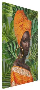 African Lady obraz viacfarebný