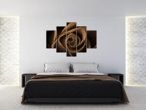 Detail ruže - obraz (Obraz 150x105cm)