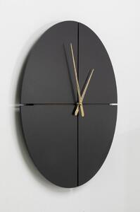 Andrea nástenné hodiny čierne Ø60 cm