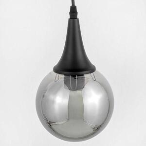 Dekoori - Čierna industriálna závesná lampa ROCHERRO DEKORIKO
