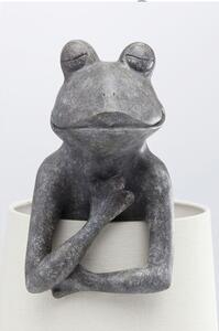 Animal Frog stolná lampa sivá